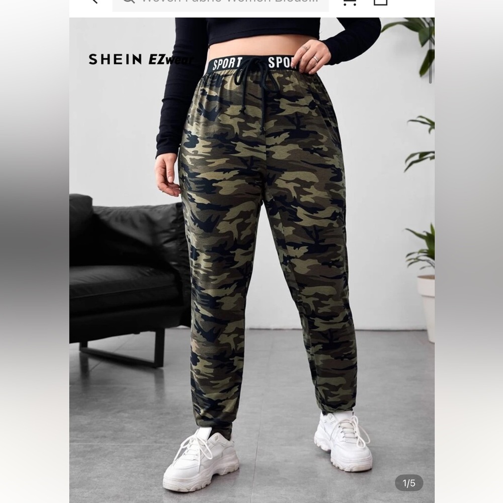 Camo Print Pants | size 2XL